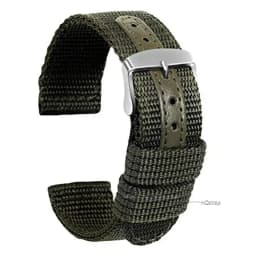 Nylon Canvas Watch Band Woven Soft Belt Leather Universal Bracelet for Men Women Sport Watch Strap 18mm 20mm 22mm 24mm Wristband