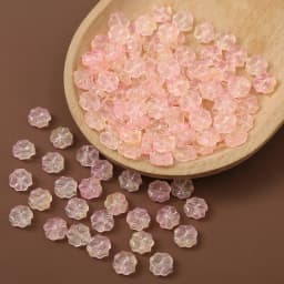 20pcs/lot 10mm Czech Lampwork Crystal Flower Spacer Beads Clover Loose Beads For DIY Necklace Jewelry Making Supply Accessories