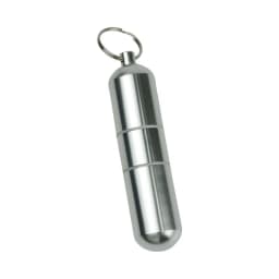 Silver Aluminum Alloy Cigarette Box Waterproof Cigarete Case Pill Toothpick Capsule Cigarette Accessory Mens Gift Gadgets