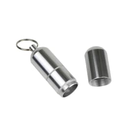 Silver Aluminum Alloy Cigarette Box Waterproof Cigarete Case Pill Toothpick Capsule Cigarette Accessory Mens Gift Gadgets