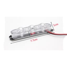 2Pcs LED Lights Car Strobe Signal Lights Strobe Safety Signal Lamp Assembly 12V Car Motorcycles Flasher Auto Accessories