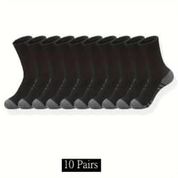 10/20/30 Pairs Men's Classic Crew Socks Unisex Sports Socks for Men Running Basketball Anti-slip Outdoor Breathable Man Socks