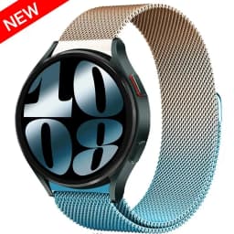 22mm 20mm Milanese loop band for Samsung Galaxy Watch 7-FE-5-pro-6-4-Classic Metal magnetic bracelet Huawei GT 5-4-3-2-2e strap