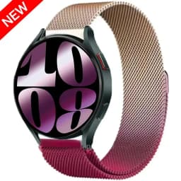 22mm 20mm Milanese loop band for Samsung Galaxy Watch 7-FE-5-pro-6-4-Classic Metal magnetic bracelet Huawei GT 5-4-3-2-2e strap