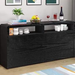 Black Wood Grain Wallpaper Self-adhesive Furniture Color Changing Wardrobe Stickers Home Decoration Materials and Supplies