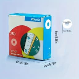 250-Piece Pvc Binder Stickers With Adhesive Hole Reinforcement, Label Round Stickers - Protect Your Loose-Leaf Books!