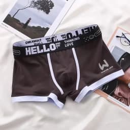1/4 Pieces Men's Underwear Cotton Boxer Shorts Men's Underwear Boxer Pants Breathable U Convex Men's Underwear Sexy Plus Size
