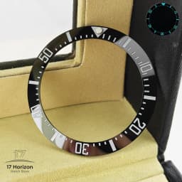40mm * 31.7mm Ceramic Watch Tilt Bezel Insert Fit 42mm to 44mm Diving GMT Yacht Sea Dweller Watch Cases Watch Ring Accessories