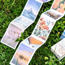 50pcs Life Scenery Sticky Book Style Deco Stationery Scrapbooking Decorative background Stickers Sticky Art Aesthetics Stickers