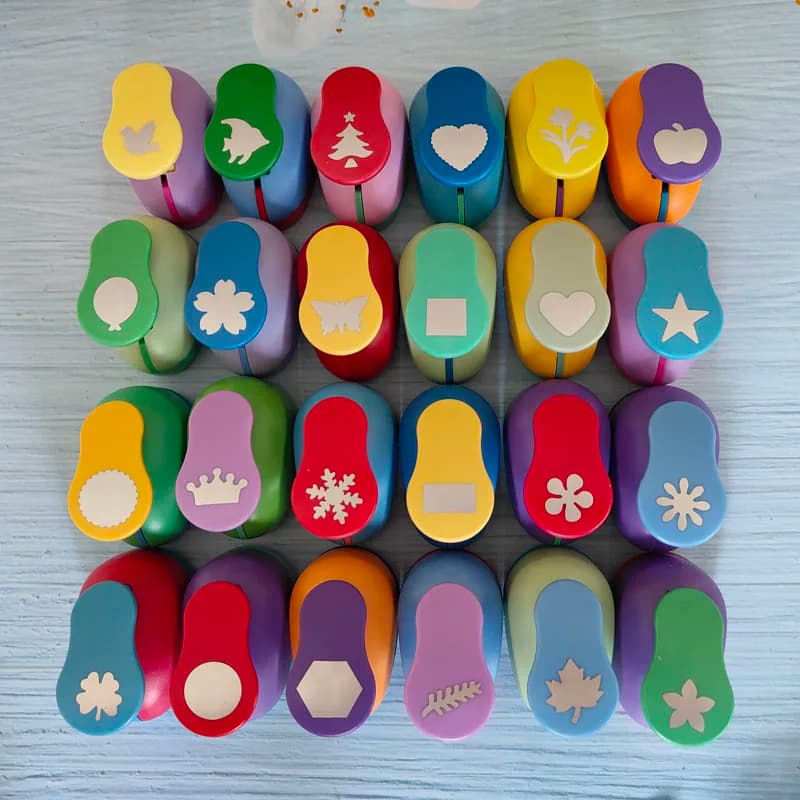 1.8cm - 2.5cm Flower Furador Diy Paper Cut Eva Foam Maker Puncher Scrapbooking Labor Saving For Hole Punch DIY Handmade