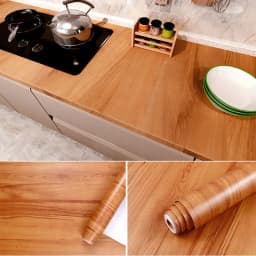 Wood Pattern Vinyl Contact Paper Renovation Kitchen Cabinets Wall Sticker Home Decor DIY PVC Self Adhesive Waterproof Wallpapers