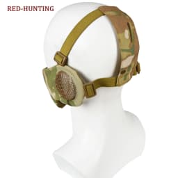 Outdoor Sport Tactical Mask Protective Strike Metal Mesh Airsoft Paintball Metal Mask Half Face Tactical CS Mask