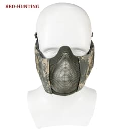 Outdoor Sport Tactical Mask Protective Strike Metal Mesh Airsoft Paintball Metal Mask Half Face Tactical CS Mask