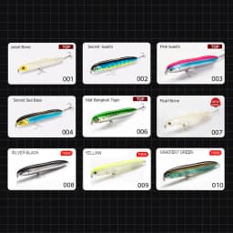 Hunthouse Long Casting Surface Pencil Fishing Lures 140mm 29g Floating Walk The Dog Hard Bait For Seabass Top Water Tackle