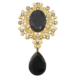 Charm Flower Brooch 10pc 25*45MM Crystal Gold Flat Back 2019 Wedding Wine Glass Ornament Decoraation Crafts Scrapbooking