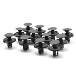 50Pcs 8mm Auto Plastic Bumper Fastener Rivet Retainer Push Type Engine Cover Fastener Fender Car Door Trim Panel Clip for Toyota