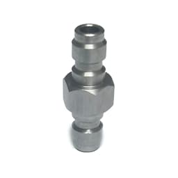 Both End Male Quick Disconnect Adaptor Stainless Steel Double Male 8MM Fill Nipple HPA High Pressure Accessories