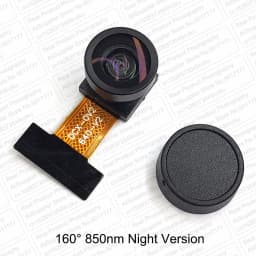 100% Brand New OV2640 Camera Module ESP32-CAM 2MP 66 120 160 Degree 850nm Night Vision 24PIN 0.5mm Spacing 2MP 21MM 75MM