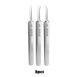 German Ultra-fine No. 5 Cell Pimples Blackhead Clip Tweezers Beauty Salon Special Scraping & Closing Artifact Acne Needle Tools