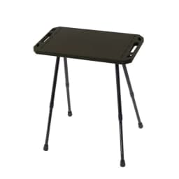 Folding Camping Table with Carry Bag, Height Adjustable Lightweight Desk, Two-Sides Hanging Cookware Table for Hiking, Picnic