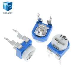 10pcs Rm065 Rm-065 100 200 500 1k 2k 5k 10k 20k 50k 100k 200k 500k 1m Ohm Trimpot Trimmer Potentiometer Variable Resistor