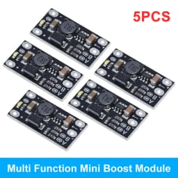 1/5PCS 1.5A Multi-function Mini Boost Module Step Up Board 5V 8V 9V 12V LED Indicator Diy Voltage Module 3.7V lithium battery