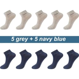 High Quality 10Pairs/Lot Men's Bamboo Fiber Socks Short Casual Breatheable Anti-Bacterial Man Ankle Socks New black busines