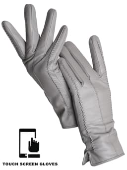Women's Sheepskin Gloves Winter Warm Plus Velvet Short Thin Touch Screen Driving Color Women's Leather Gloves Good Quality -2226