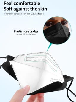 FPP2 CE Protective Mask Anti Dust Mask Mouth Mascarillas 4 Layers Mask FFP2 Face Mask KN95 Facial Masks Filter Mask Respirator