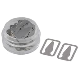 50 Metal Book Line Markers Silver Portable Book Page Markers Multifunctional Hollow Out Book Marker Clip Reading