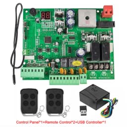 DC 24V PCB Board for Automatic Double Arms Swing Gate Opener Control Board Panel Smart Control Center System Replace Fittings