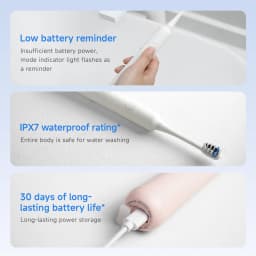 DOCOLAB Sonic Electric Toothbrush 3Gear Vibration Rechargeable Waterproof Teeth Whitening Cleaning Personal Care Appliance MT001