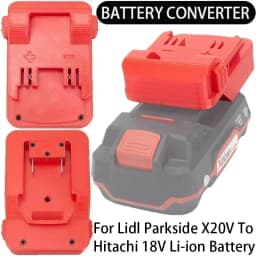 Adapter for Ryobi/Bosch/Hitachi 18V LI-ion Tools Convert to Lidl Parkside X20V Li-ion Battery Adapter Power Tool Accessories