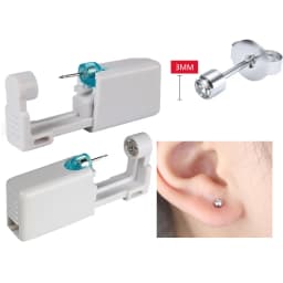 Ear Piercing Gun Disposable Disinfect Safety Earring Piercer Kit Studs Nose Ring Piercing Machine Body Jewelry Tool 17 Colors