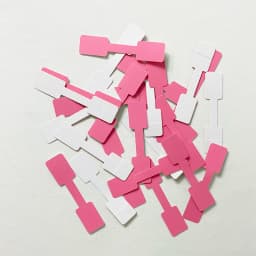 50/100Pcs Quadrate Blank Price Tags Necklace Ring Labels Paper Stickers Paper Jewelry Display Card Labels Hangtag