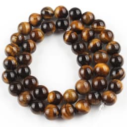 Natural Stone Yellow Tiger Eye Beads Round Loose Spacer Bead For Jewelry Making Diy Bracelet Accessories 15"Inches 4/6/8/10/12mm
