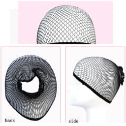 Wholesale Black Snood Nylon Hairnet Materials For Wigs Making Streching Elastics Mesh Cap For Women Wig Liner Accessories