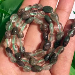 6-8mm Irregular Natural Green Peridot Stone Beads for Accessories Jewellery Making Bracelet Necklace 15 Inch
