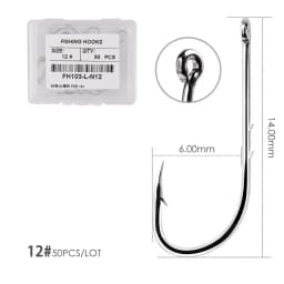 50/20pcs Barbed Fishing Hooks Sea Worm Carp Single Circle Hook Set Fly Fishing Accessories Tackle Carbon Steel Fishhook