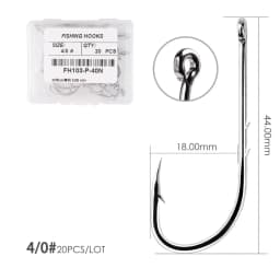 50/20pcs Barbed Fishing Hooks Sea Worm Carp Single Circle Hook Set Fly Fishing Accessories Tackle Carbon Steel Fishhook