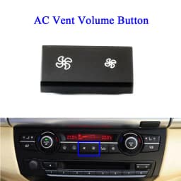 For BMW X5 X6 E70 E71 E72 Dashboard Fan Volume Radar Button AC Vent Grille Rear Trunk Switch Start Stop Key Cover Replacement