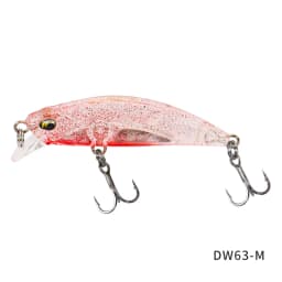 TSURINOYA Sinking Minnow Mini Hard Lure DW63 50S 50mm 5g Artificial Fishing Lure Wobblers Crankbait Trout Bait