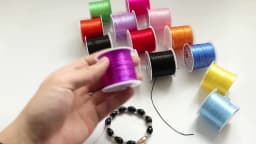 10-40M/Roll Strong Elastic Crystal Beading Cord 1mm for Bracelets Stretch Thread String Necklace DIY Jewelry Making Cords Line