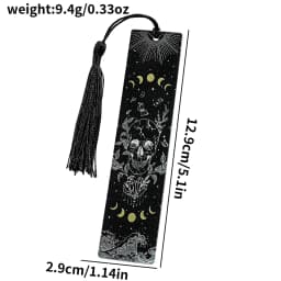1pcs/2pcs Tree of Life Moon Tarot Element Patter Acrylic Bookmarks Student Learning Supplies Stationery Gifts Decor Gifts