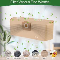 Vacuum Cleaner Bags for Karcher 6.959-130.0 WD3 MV3 WD3 Premium Wet & Dry Vacuum Cleaner, SE4001 MV1 WD3200 WD3300 A2204 A2656