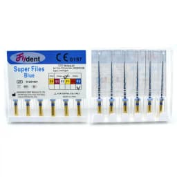 Dental Rotary Super Files Blue Files Rotary Files Niti Heat Activation Endodontic Files Use for Root Canal