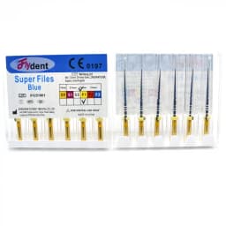 Dental Rotary Super Files Blue Files Rotary Files Niti Heat Activation Endodontic Files Use for Root Canal