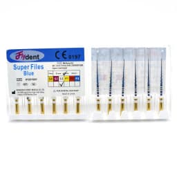 Dental Rotary Super Files Blue Files Rotary Files Niti Heat Activation Endodontic Files Use for Root Canal