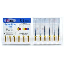 Dental Rotary Super Files Blue Files Rotary Files Niti Heat Activation Endodontic Files Use for Root Canal