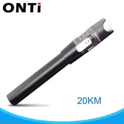 ONTi 10mW Visual Fault Locator Fiber Optic Cable Tester 30mw Red Laser Light 5-30KM Pen Type Visual Fault Locator SC/FC/ST